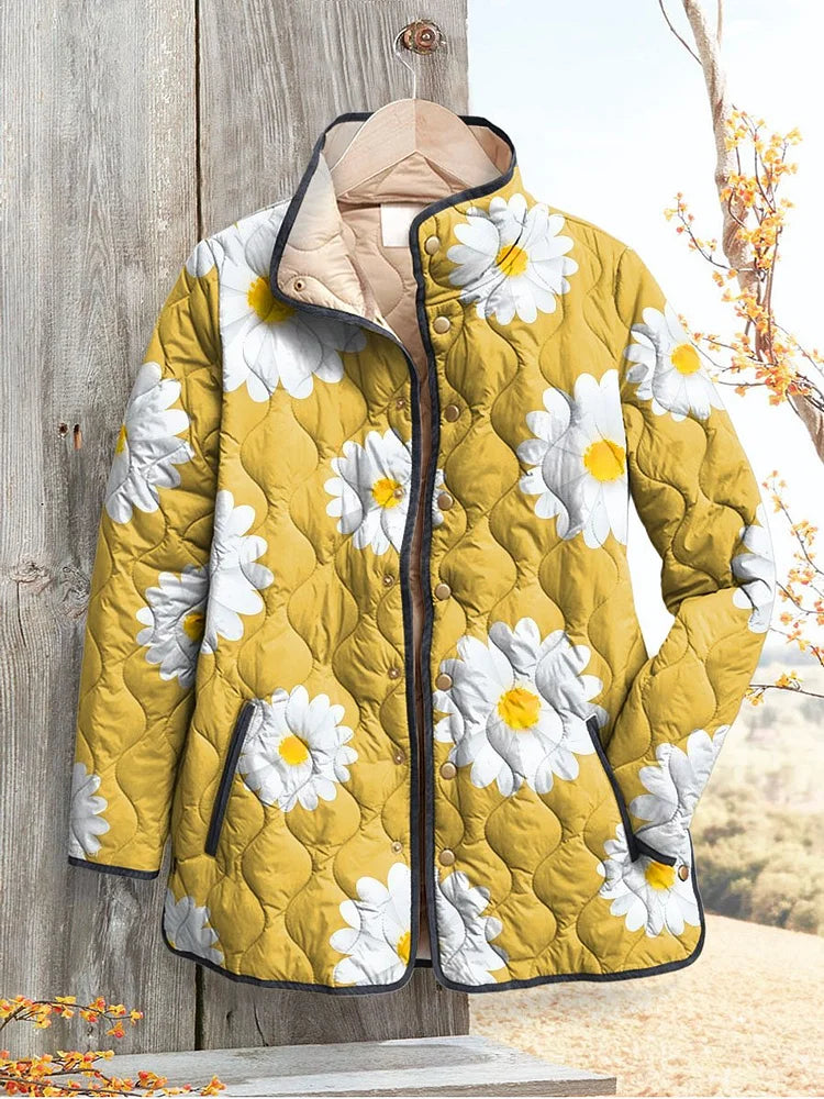 Charming Daisy Pattern Jacket