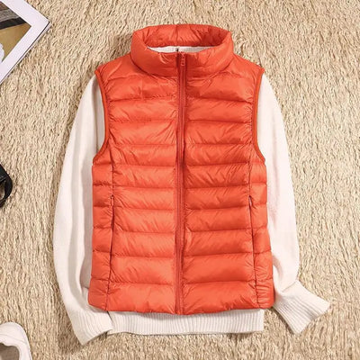 Milcah | Ultra Light Down Sleeveless Puffer Vest