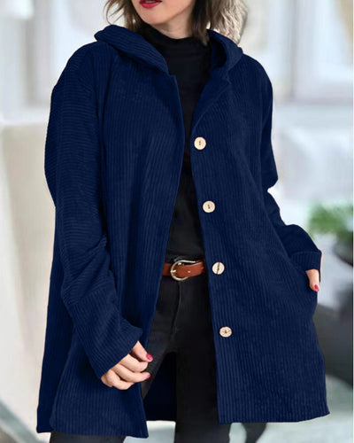 Chelsea | Cozy Corduroy Hooded Jacket