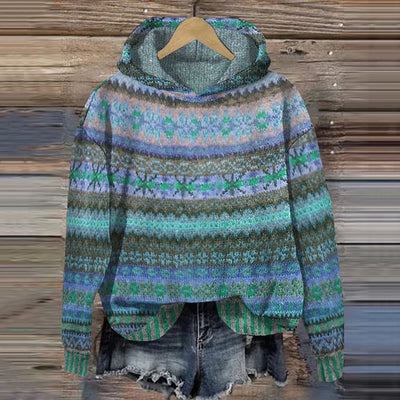 Uvelia | Ethnic Retro Hoodie