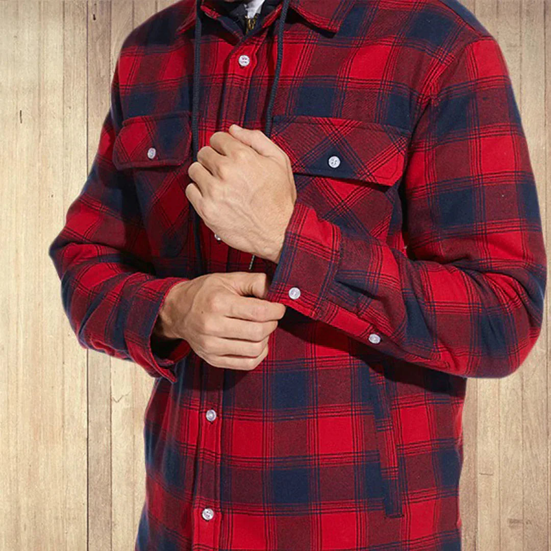 Joel | Checked Hooded Jacket