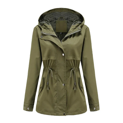 Lydia | Hooded Windbreaker Waterproof Coat