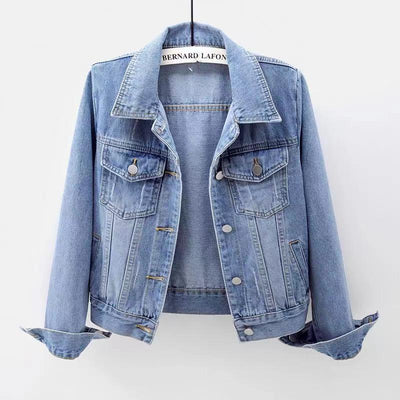 Odelia | Single-Breasted Denim Jacket