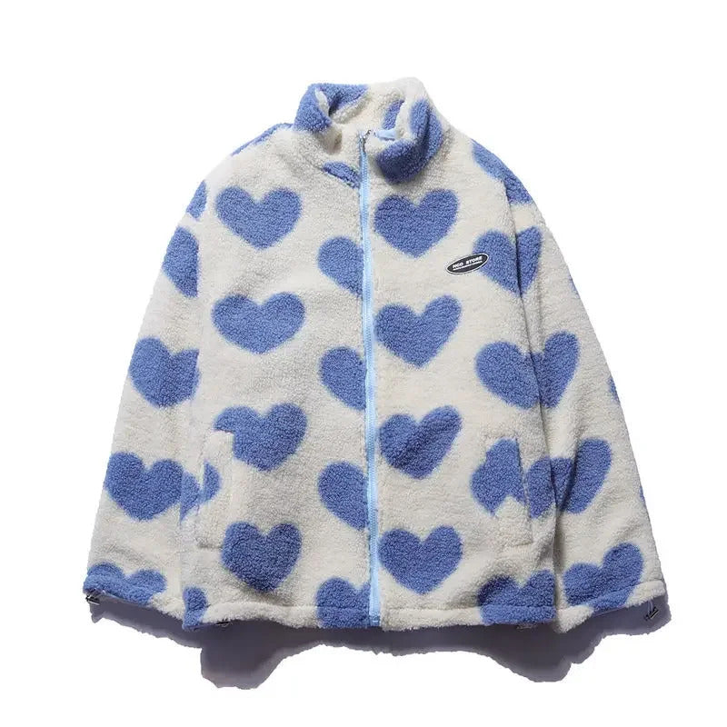 Olive - Reversible Heart Jacket