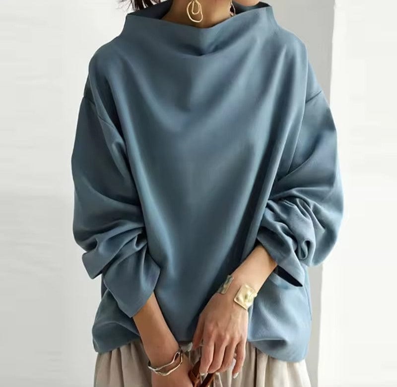 Wanda – High-Neck Knit Jumper