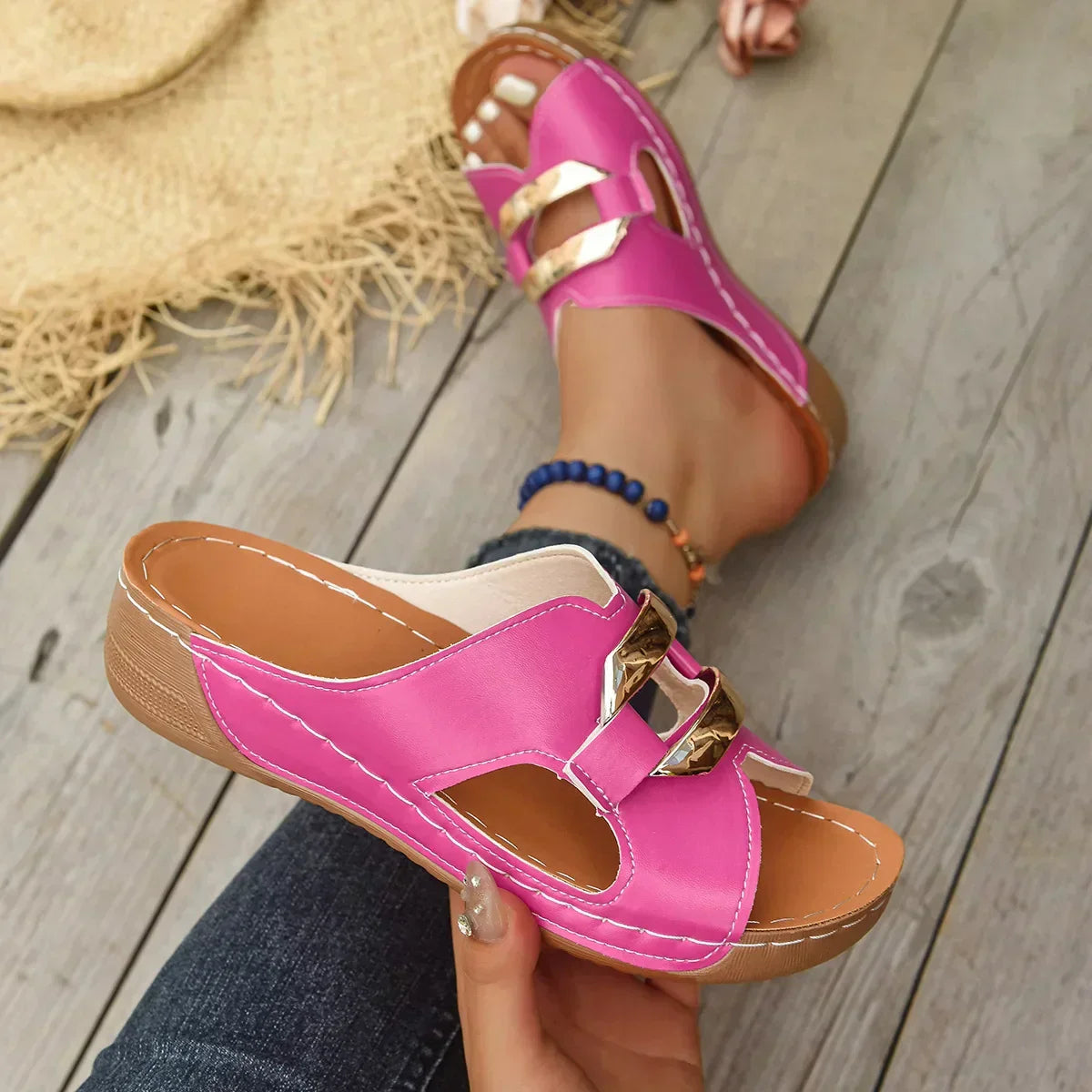 Lina | Orthopedic Wedge Heel sandals