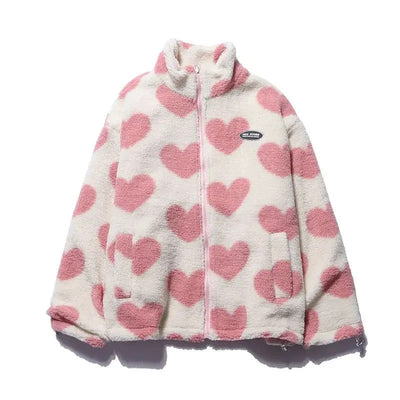 Olive - Reversible Heart Jacket