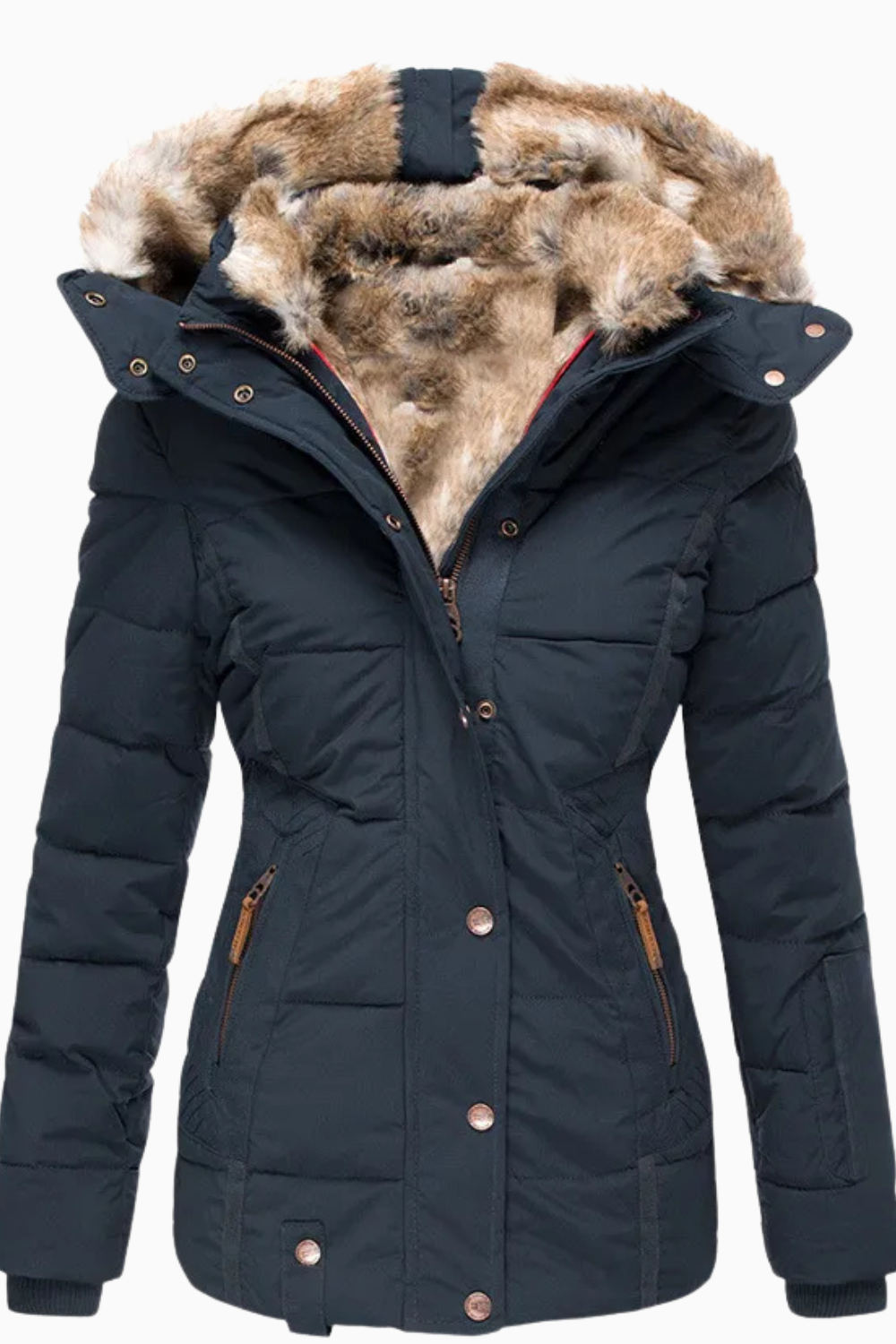 Candice - Warm Faux Fur Winter Jacket