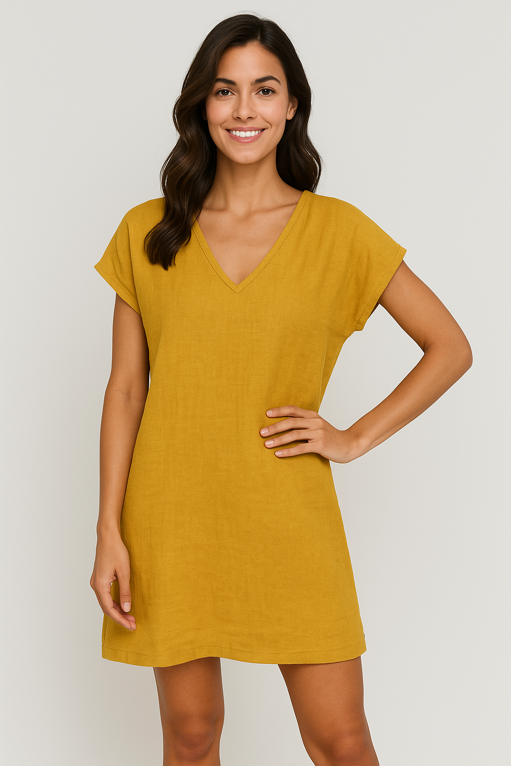 Maris | V-Neck Tunic Dress