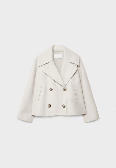 Alaia | Short Double Breasted Coat