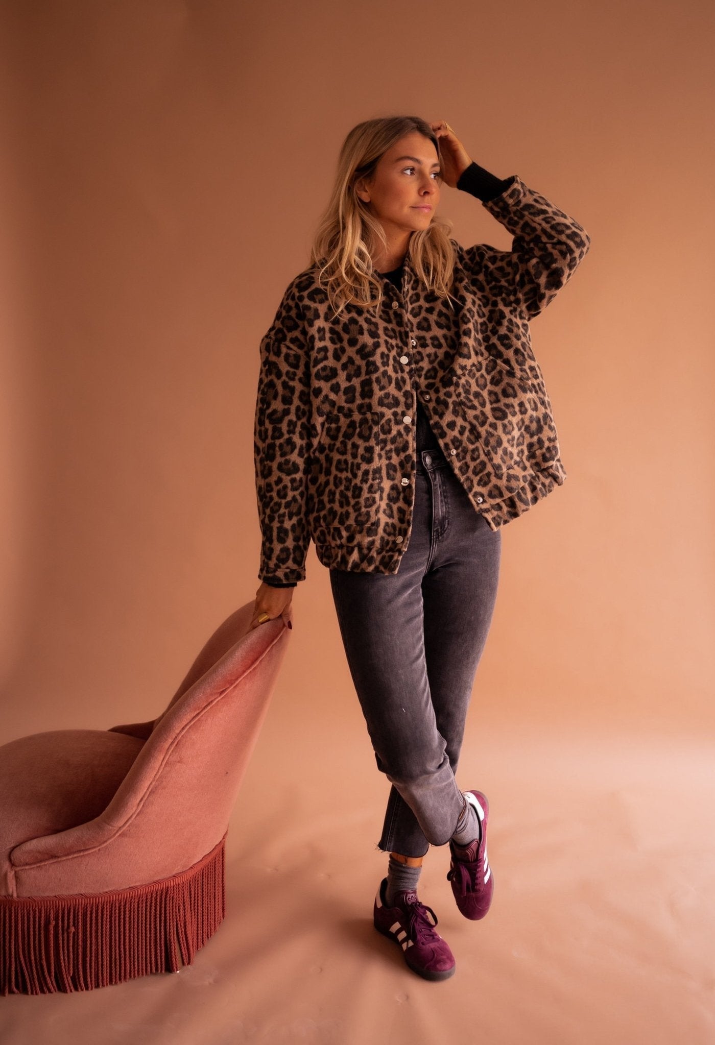 Charmaine - Leopard Print Jacket
