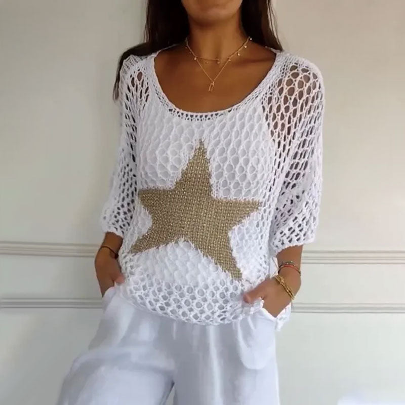 Lystrielle | Starry Knit Top